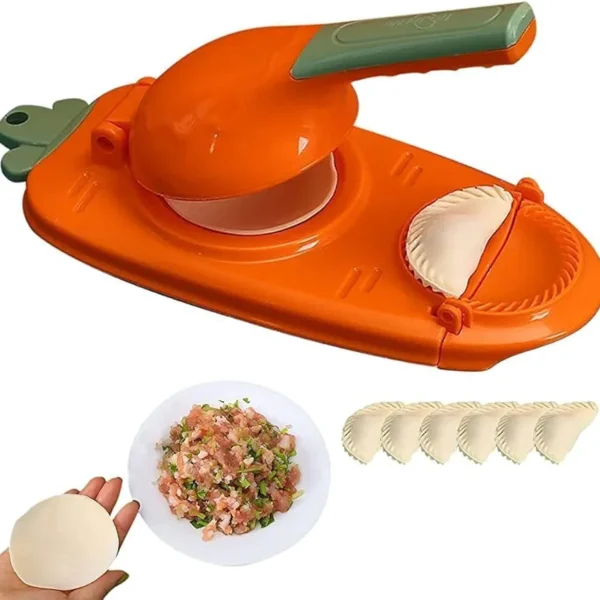 Momo Maker, Gujiya Maker Machine, Dumpling Maker, Ghughra Mould, Momos Maker Machine for Home (Pack of 1)